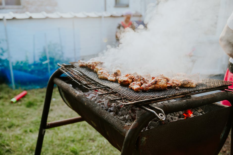 Mesa de campo para una escapada con asado
